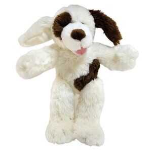 Build-a-Bear Brown Lil-Pup Puppy Dog Plush 2016 Eye Patch Beagle Stuffed Animal